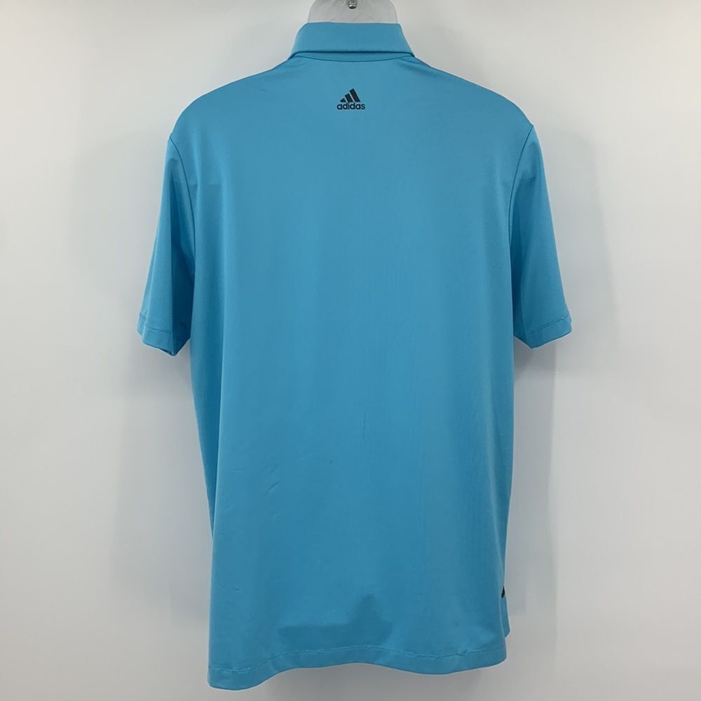 Adidas‎ Purelotion CoolMax Golf Polo Sz M - Picture 3 of 9